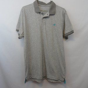 Aeropostale A87 Mens grey polo short sleeve L